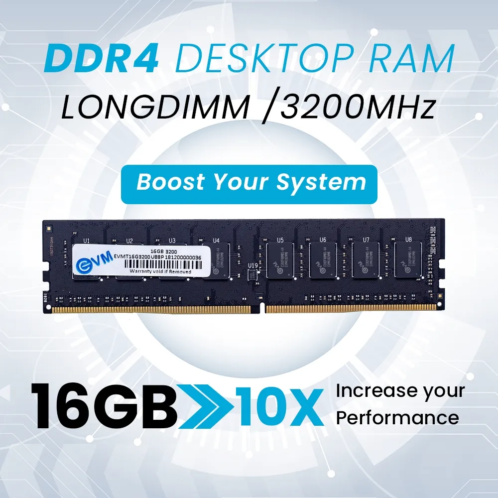 EVM Desktop Ram 16GB DDR4 3200Mhz view 4